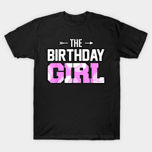 The Birthday Girl Volleyball Girl Family Matching T-Shirt